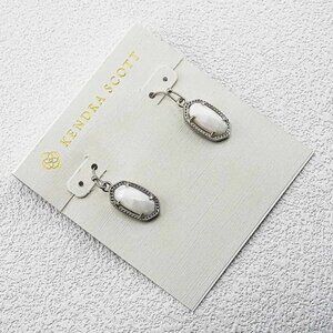 Kendra Scott White Shell Earrings